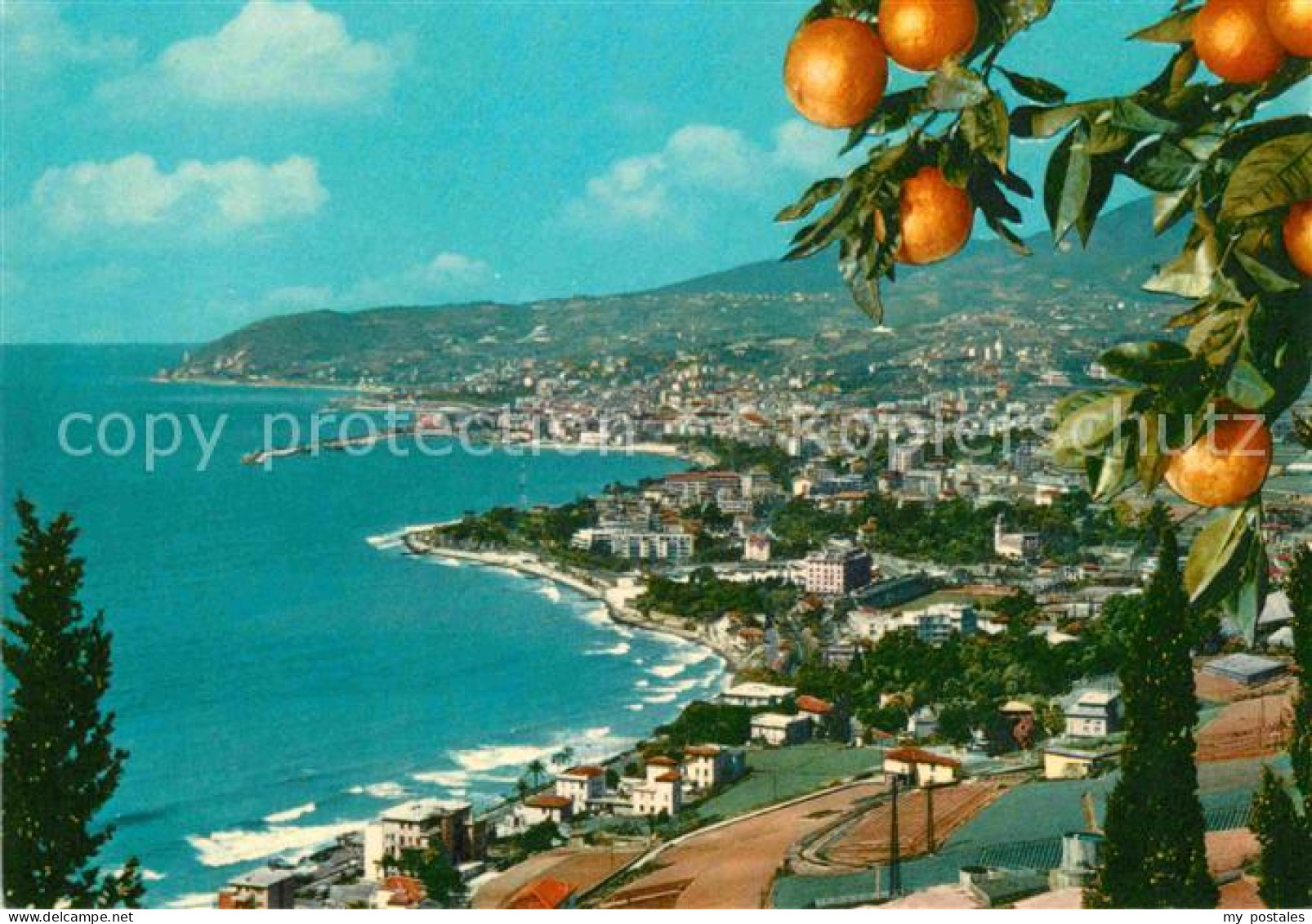 72734992 Sanremo Panorama Da Levante Riviera Dei Fiori Kueste Suedfruechte Firen - Autres & Non Classés