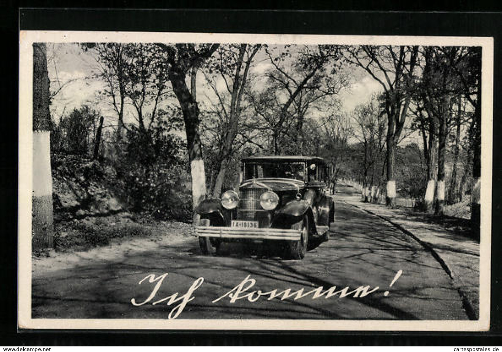 AK Auto Mit Kfz-Kennzeichen I A-18136  - Voitures De Tourisme