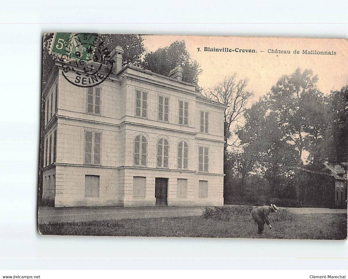 BLAINVILLE CREVON : Château De Maillonnais - état - Autres & Non Classés