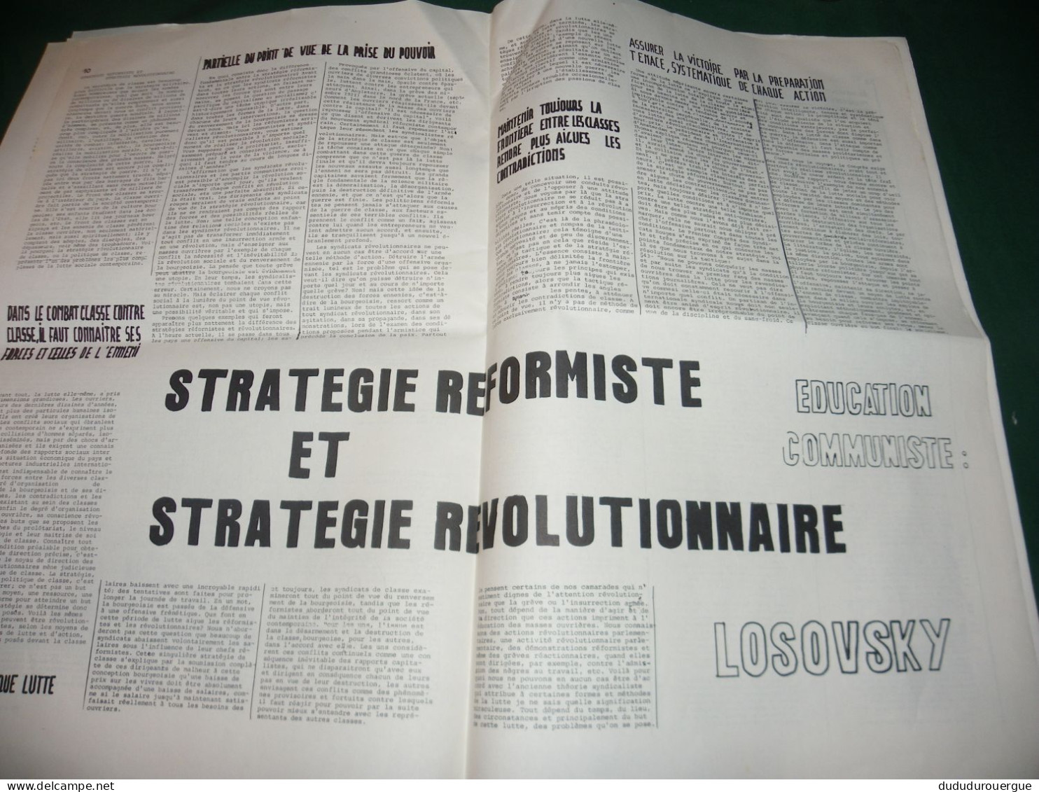 EVENEMENTS  1968 : " VIVE LE COMMUNISME " JOURNAL COMMUNISTE MARXISTE LENINISTE LE N ° 3 NANTERRE - 1950 - Nu