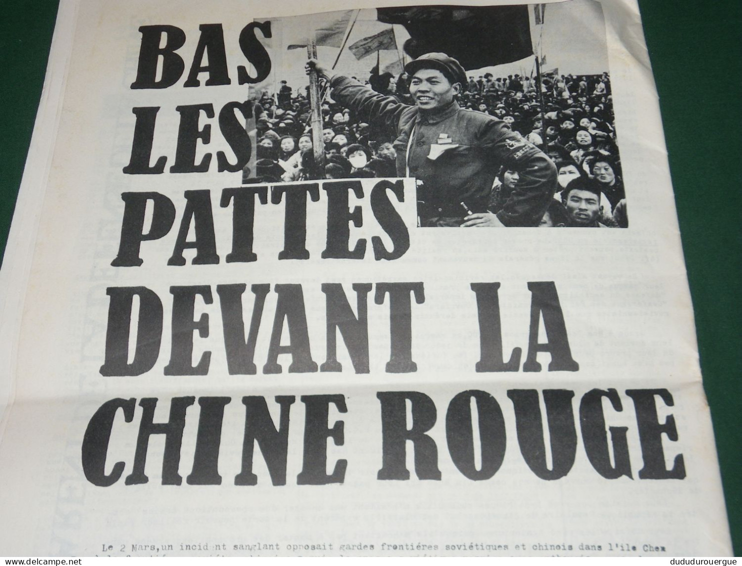 EVENEMENTS  1968 : " VIVE LE COMMUNISME " JOURNAL COMMUNISTE MARXISTE LENINISTE LE N ° 3 NANTERRE - 1950 à Nos Jours