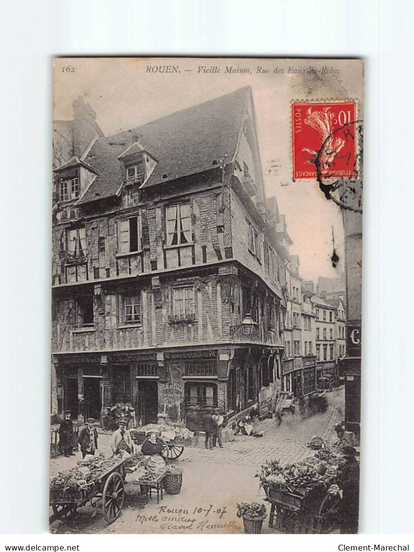 ROUEN : Vieille Maison, Rue Des Eaux De Robec - Très Bon état - Rouen