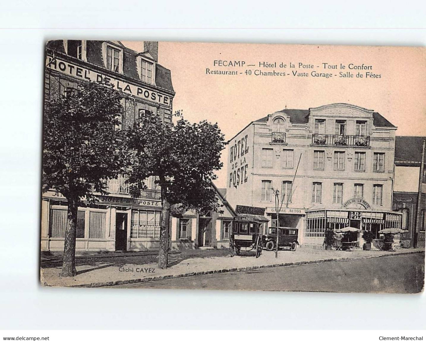 FECAMP : Hôtel De La Poste - état - Fécamp