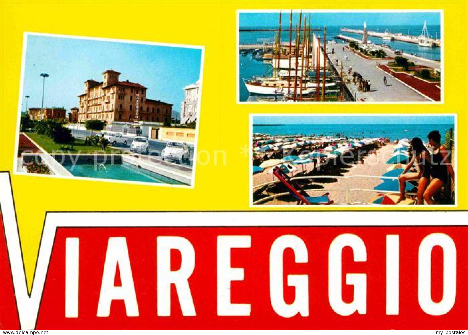 72734983 Viareggio Hafen Mole Segelyachten Strand Viareggio - Autres & Non Classés