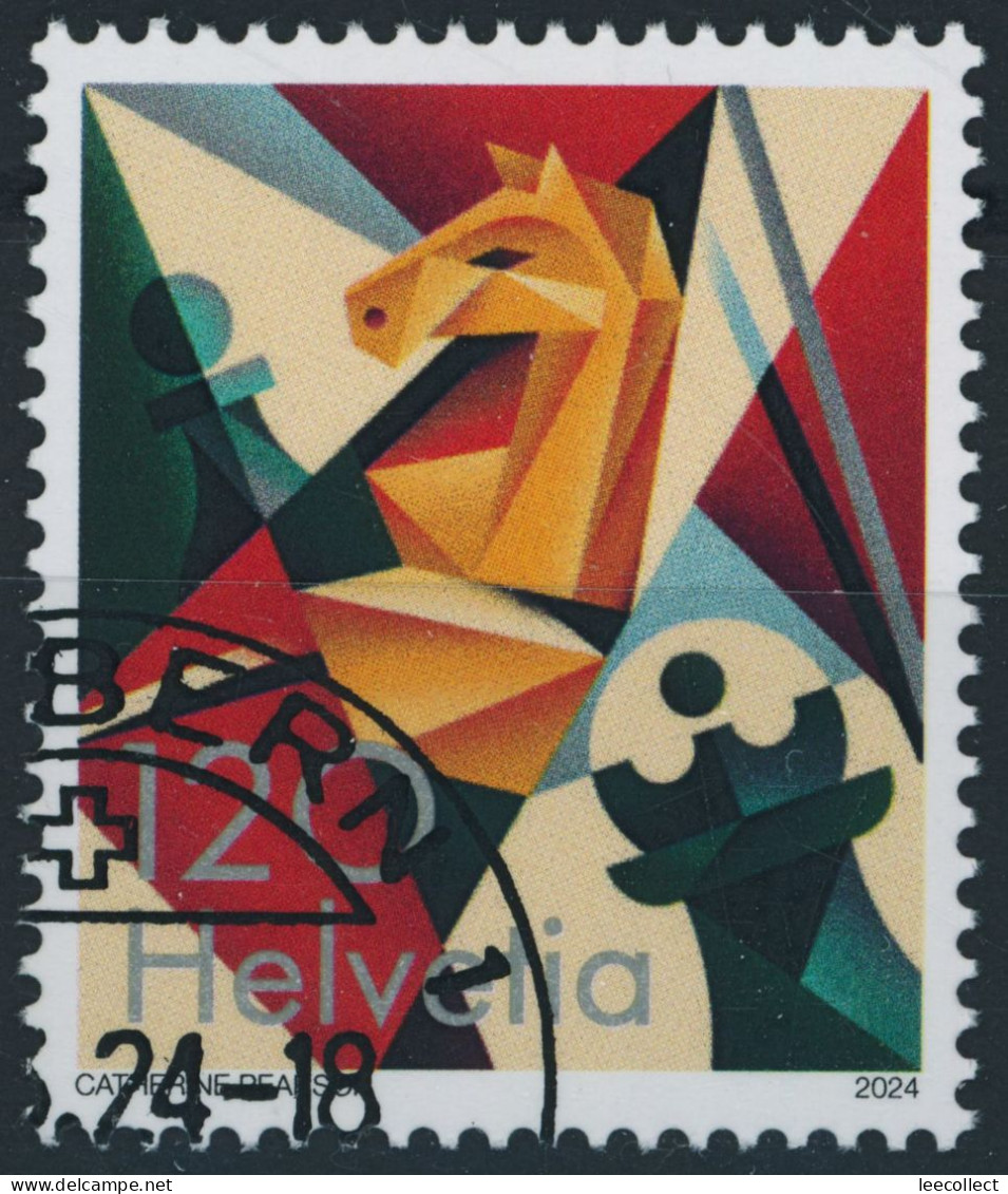 Suisse - 2024 - Weltschachverband - Ersttag Stempel ET - Oblitérés