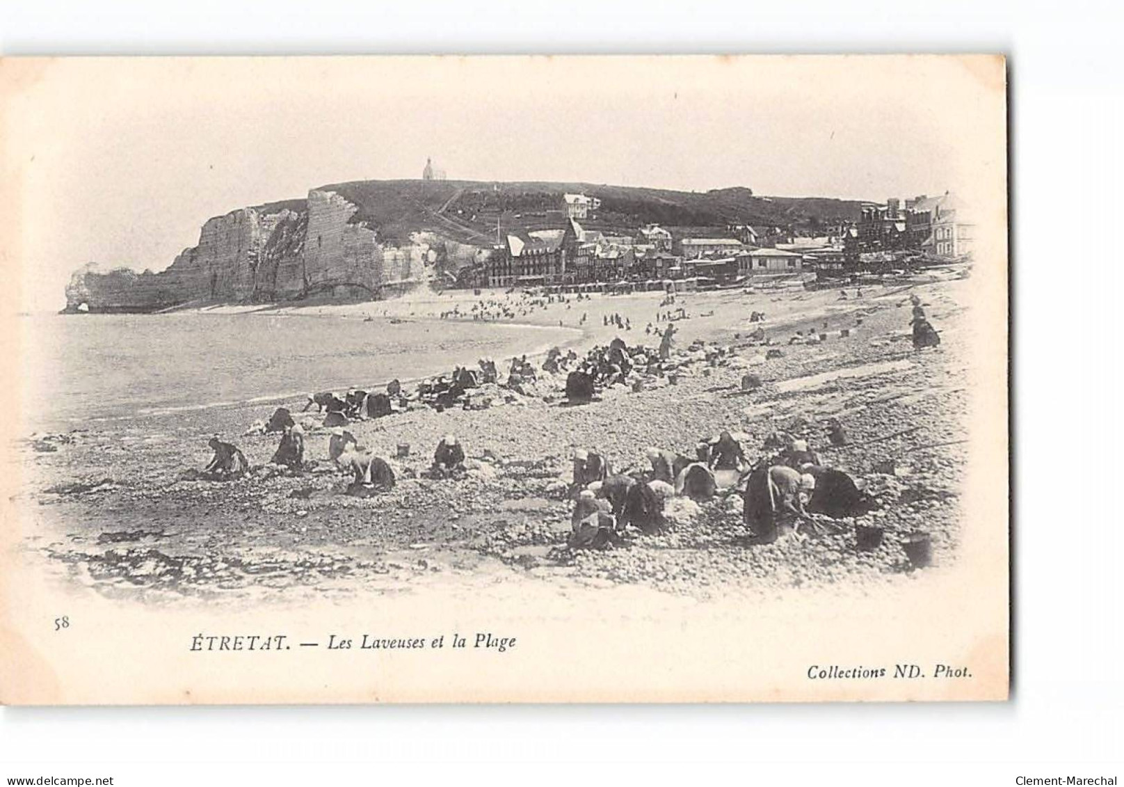 ETRETAT - Les Laveuses Et La Plage - Très Bon état - Etretat