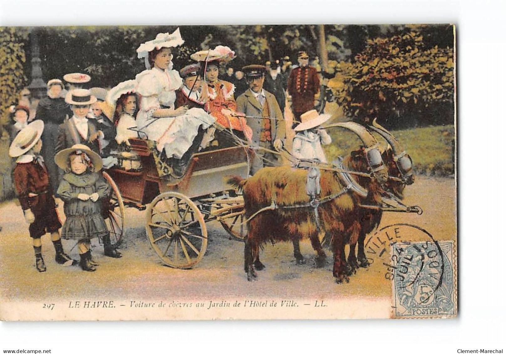 LE HAVRE - Voiture De Chèvres Au Jardin De L'Hôtel De Ville - Très Bon état - Zonder Classificatie