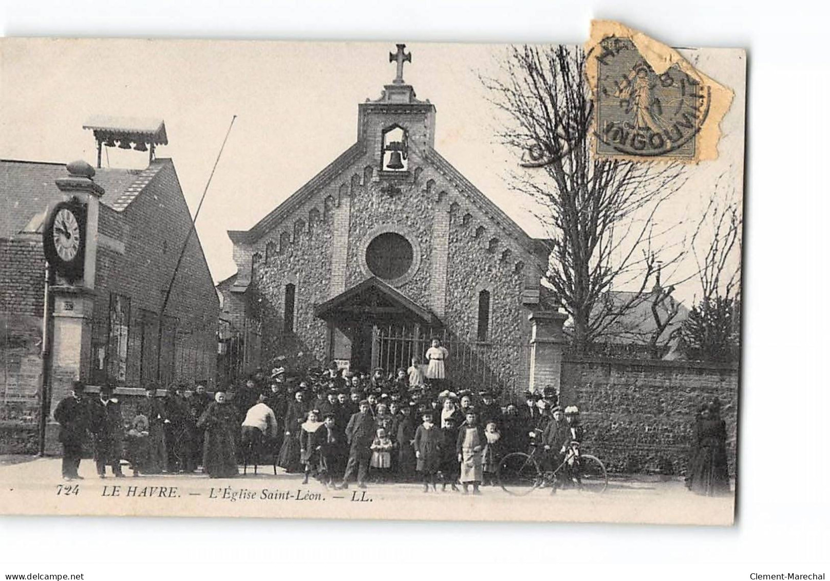 LE HAVRE - L'Eglise Saint Léon - état - Non Classés
