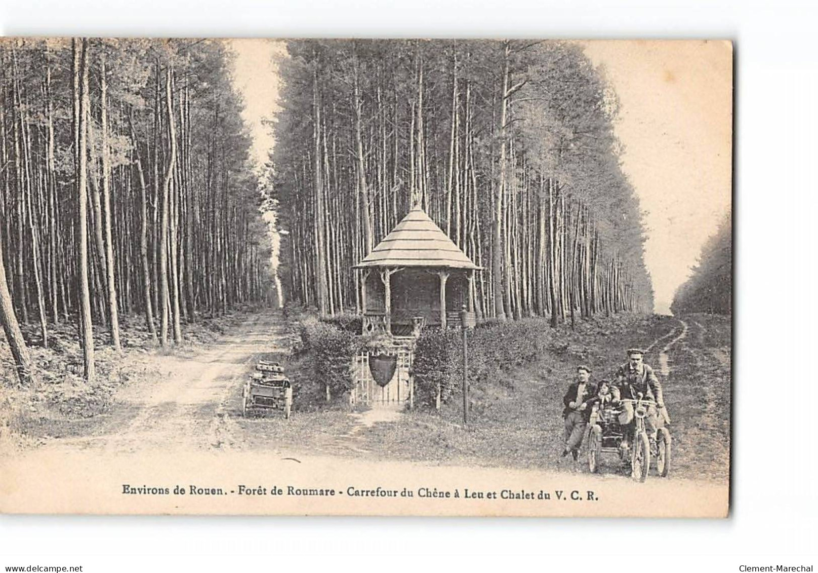 Forêt De ROUMARE - Carrefour Du Chêne à Leu Et Chalet Du VCR - état - Other & Unclassified