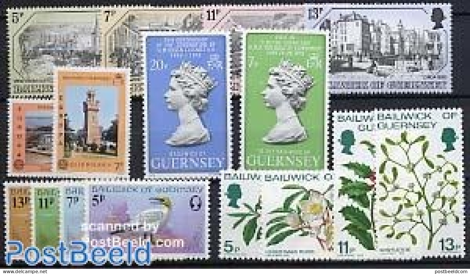Guernsey 1978 Yearset 1978 (16v), Mint NH, Various - Yearsets (by Country) - Ohne Zuordnung