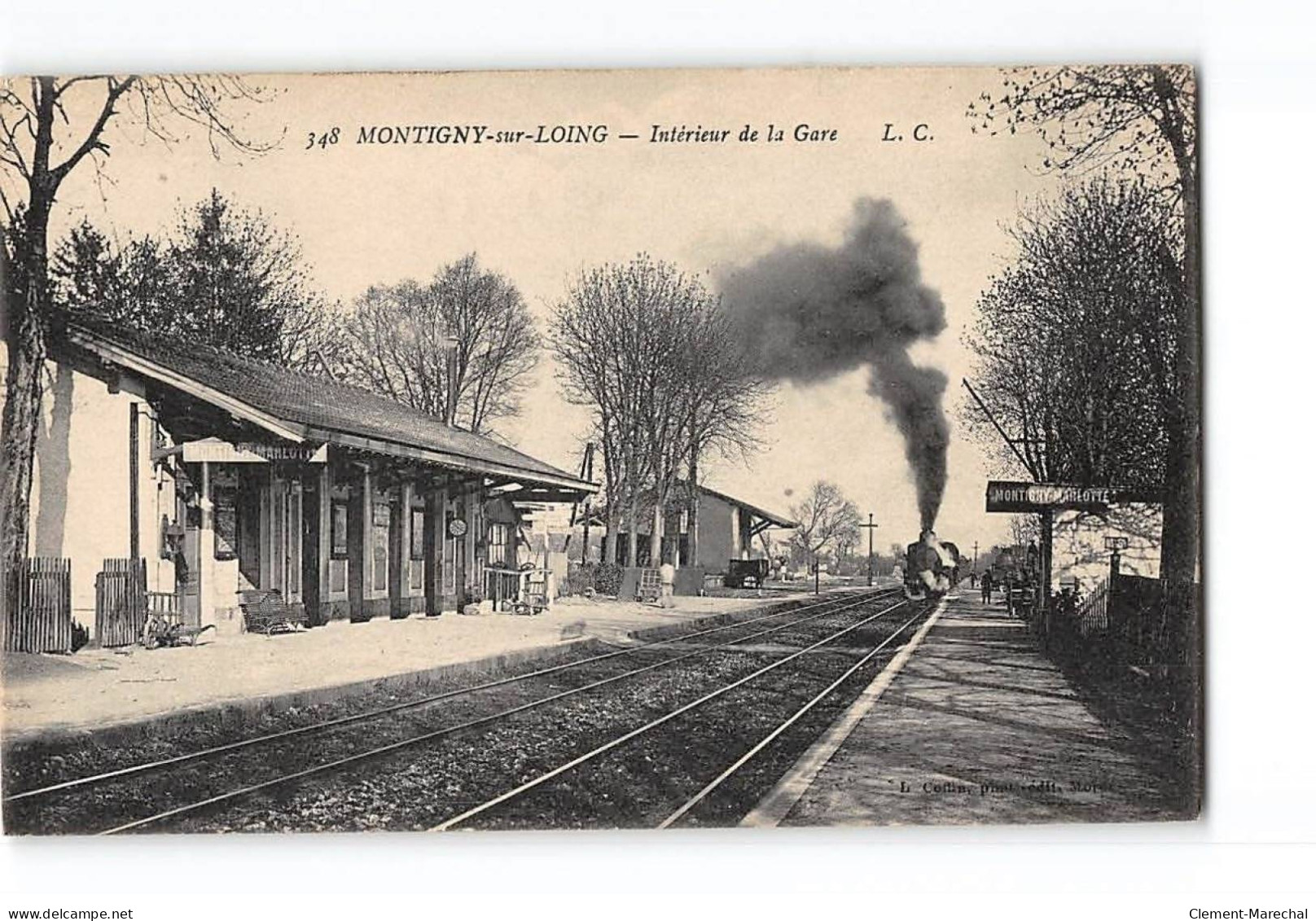 MONTIGNY SUR LOING - Intérieur De La Gare. - Très Bon état - Sonstige & Ohne Zuordnung