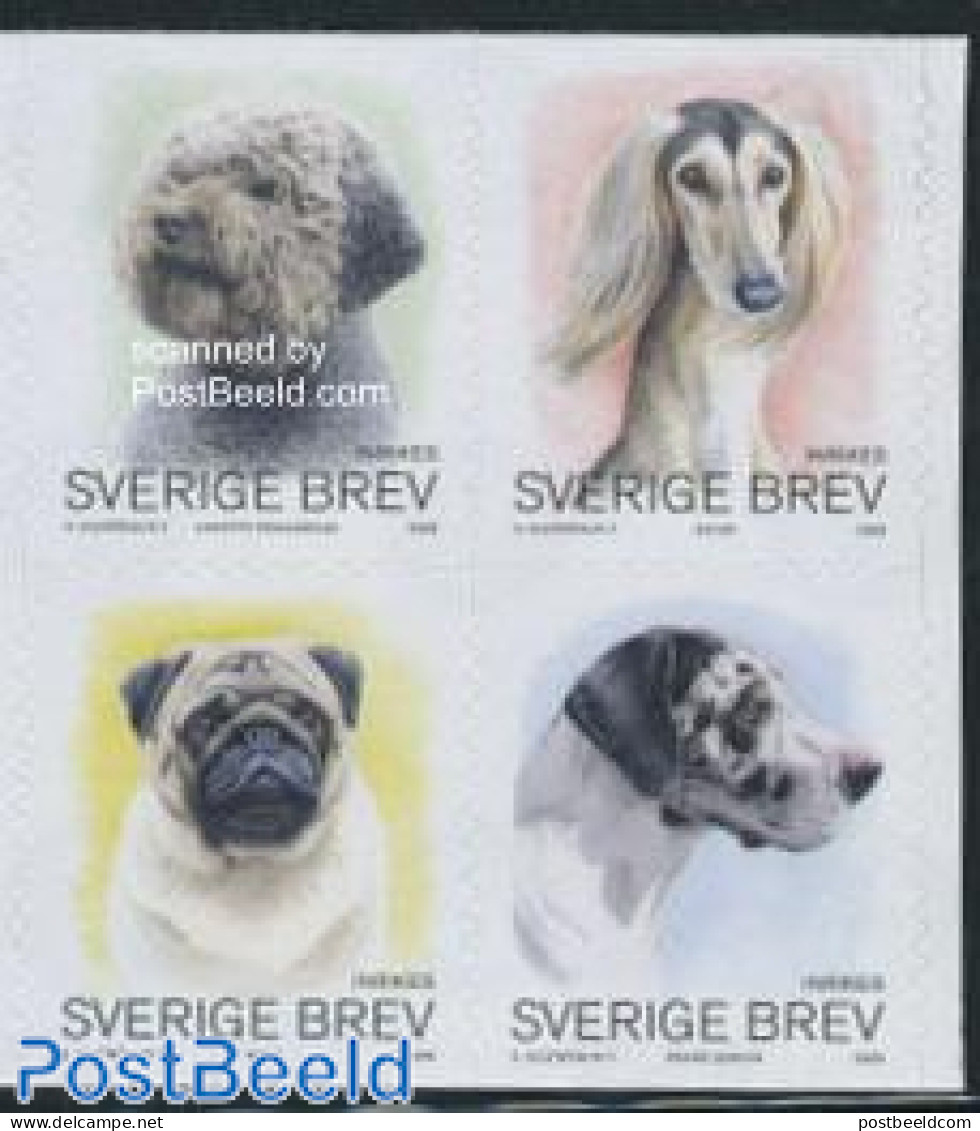 Sweden 2008 Dogs 4v S-a, Mint NH, Nature - Dogs - Ungebraucht