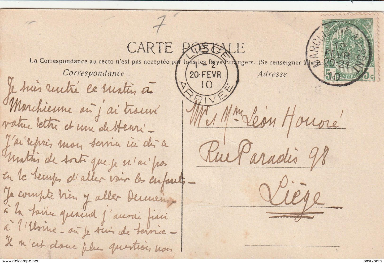 Marchienne-au-Pont, Rue De Beaumont,,2 Scans - Altri & Non Classificati