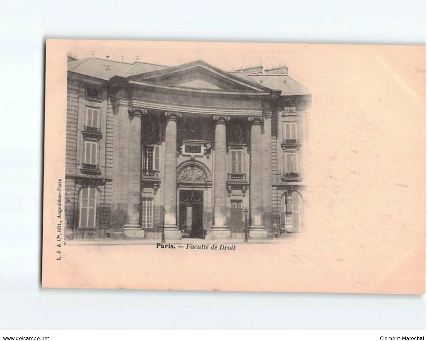 PARIS : Faculté De Droit - Très Bon état - Bildung, Schulen & Universitäten