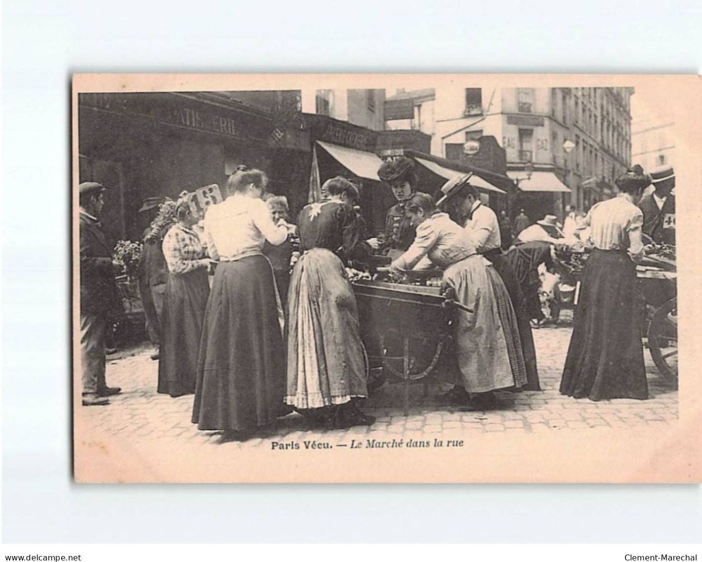 PARIS : Le Marché Dans La Rue - Très Bon état - Autres Monuments, édifices