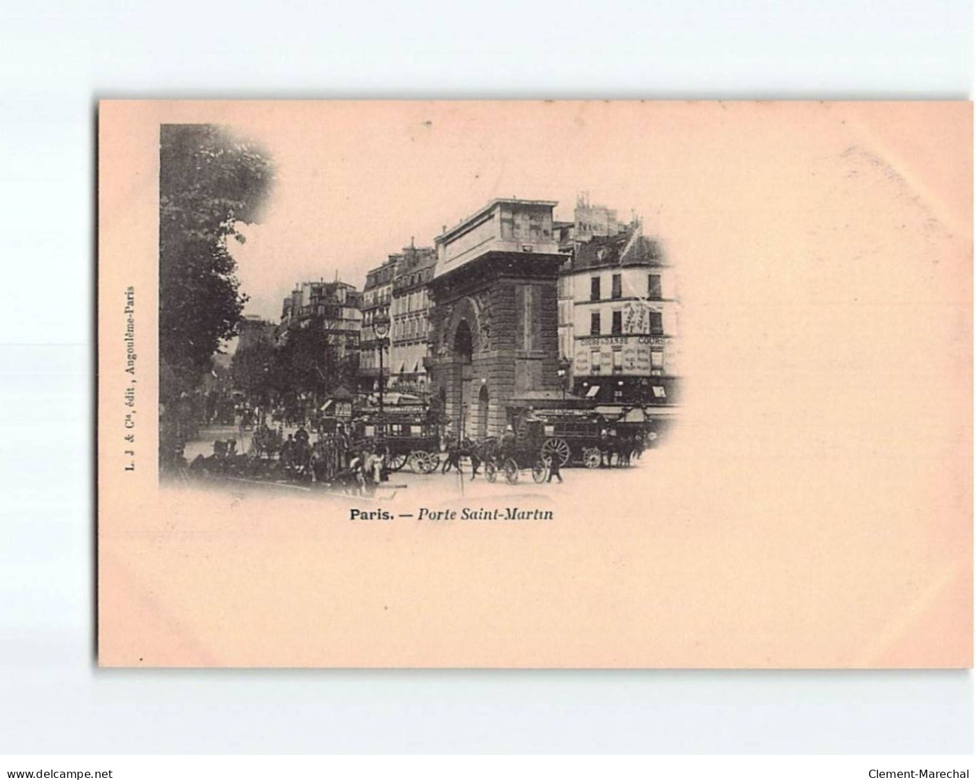 PARIS : Porte Saint-Martin - Très Bon état - Andere Monumenten, Gebouwen