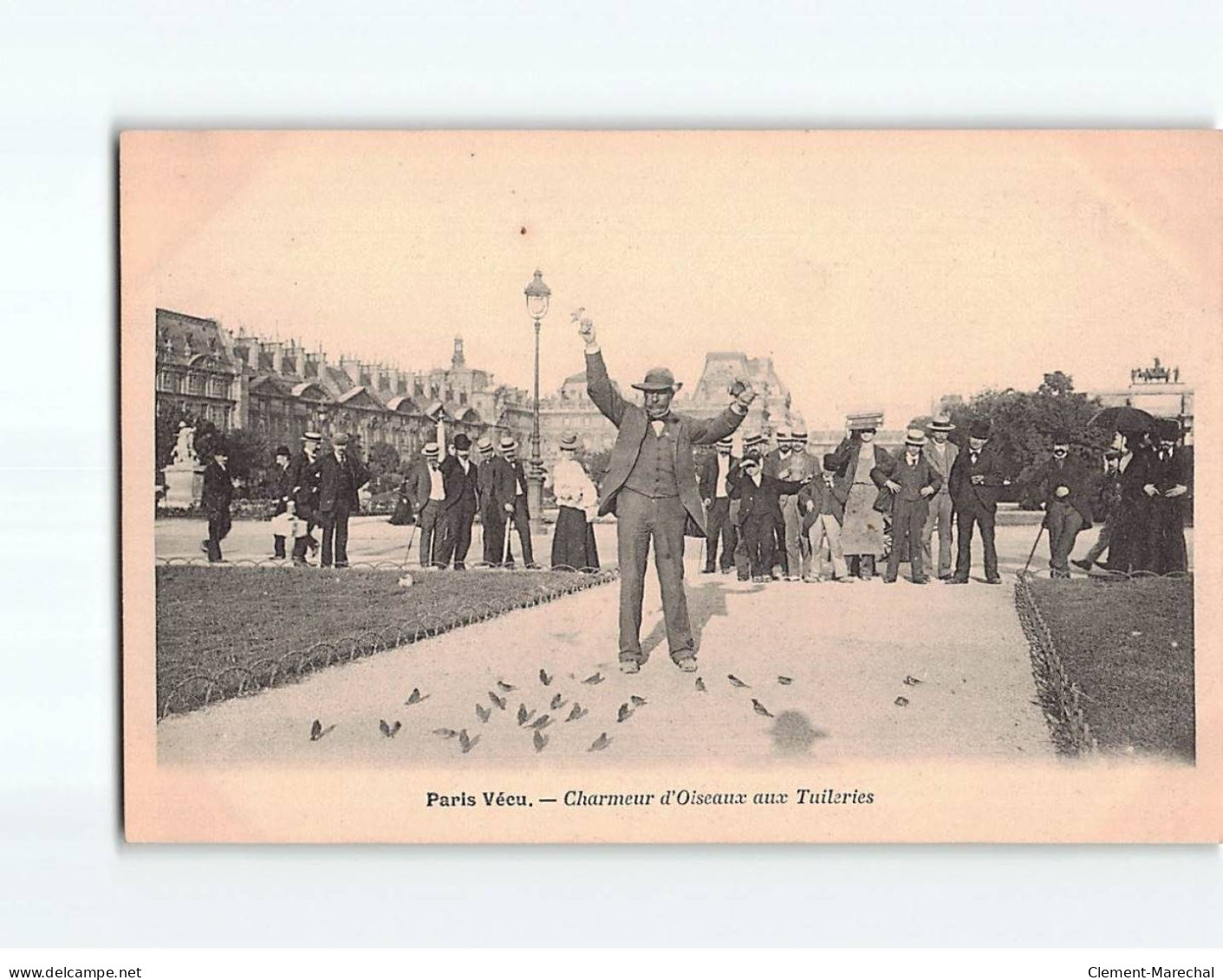 PARIS : Charmeur D'oiseaux Aux Tuileries - Très Bon état - District 01