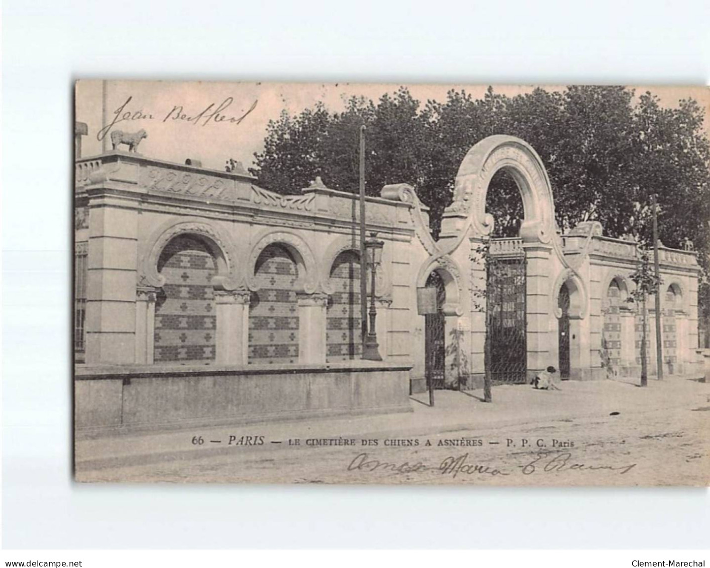 PARIS : Le Cimetière Des Chiens à Asnières - Très Bon état - Altri Monumenti, Edifici