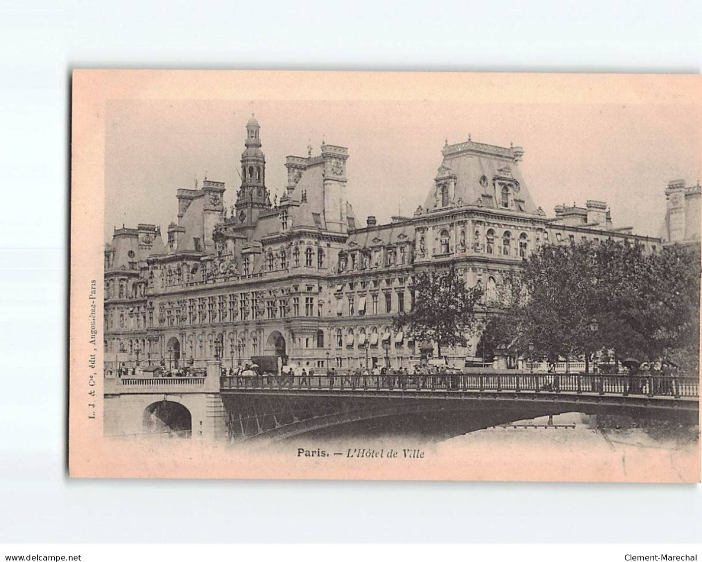 PARIS : L'Hôtel De Ville - Très Bon état - Altri Monumenti, Edifici