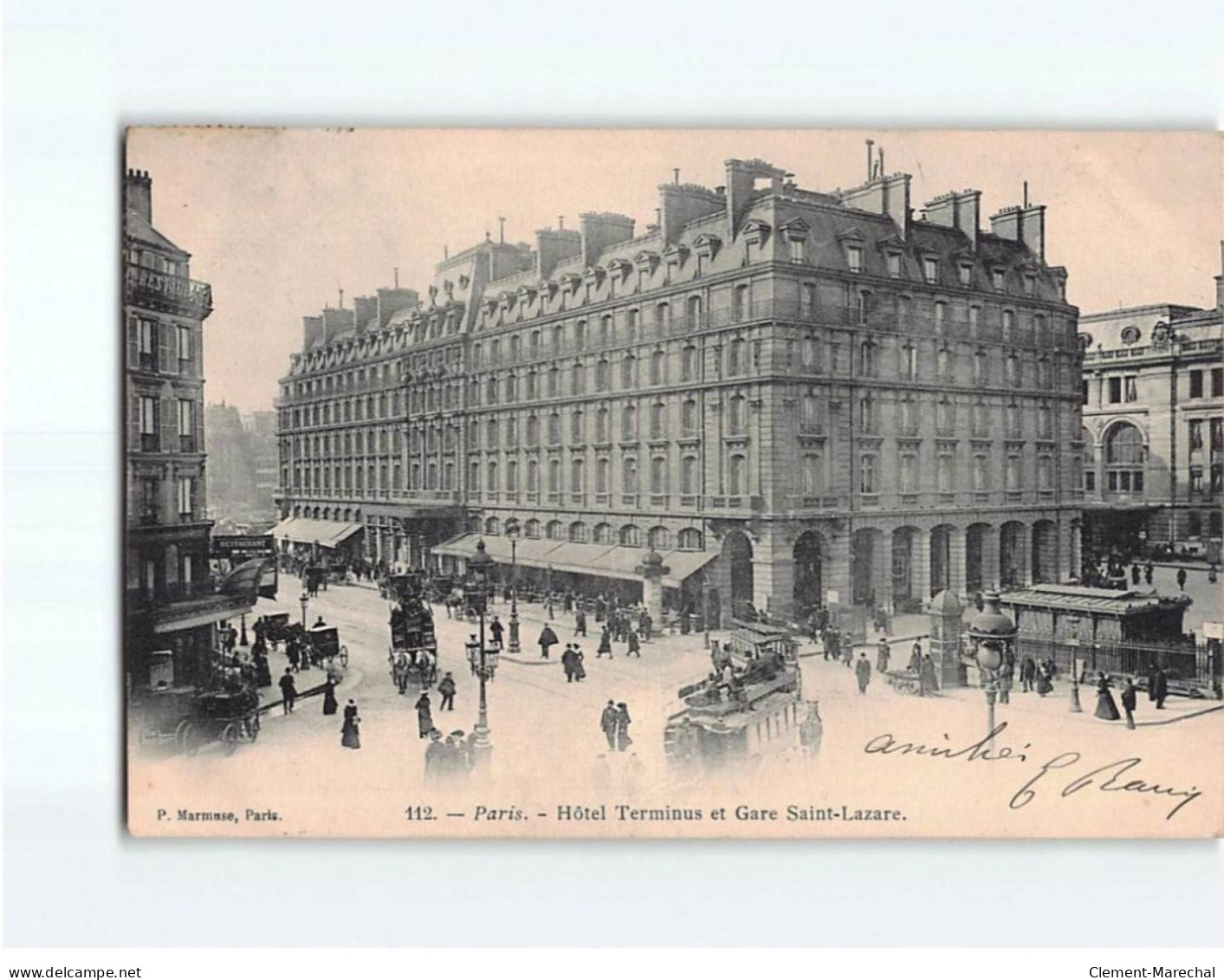 PARIS : Hôtel Terminus Et Gare Saint-Lazare - Très Bon état - Openbaar Vervoer