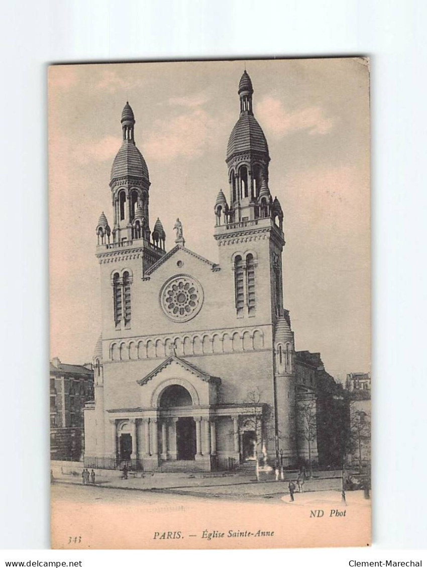 PARIS : Eglise Sainte-Anne - Très Bon état - Kirchen