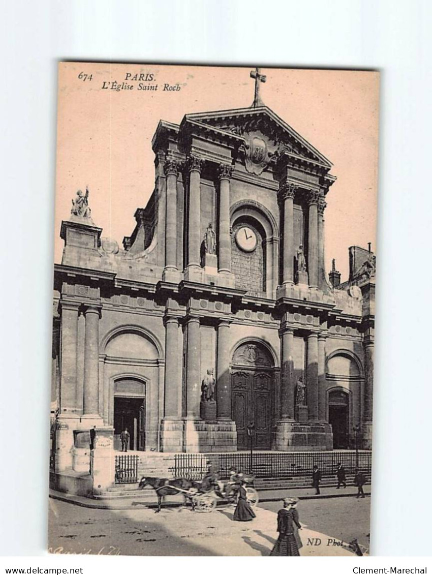 PARIS : L'Eglise Saint Roch - Très Bon état - Kirchen