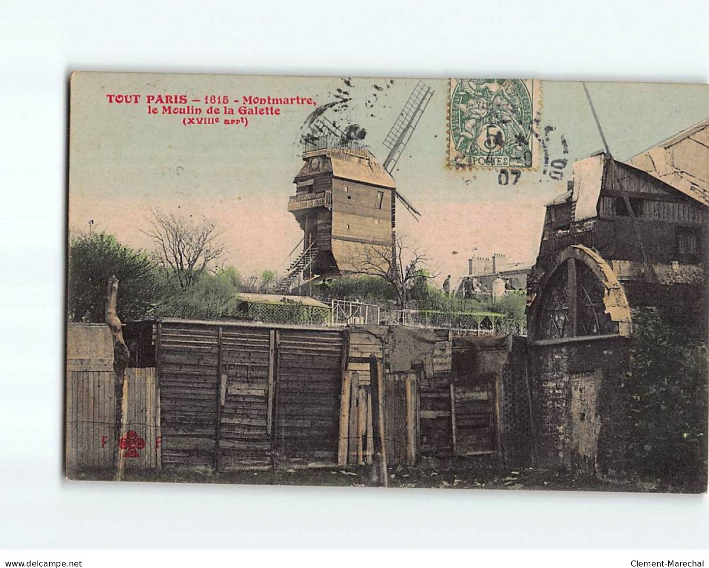 PARIS : Montmartre, Le Moulin De La Galette - Très Bon état - District 18