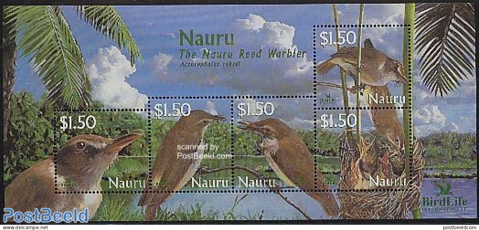 Nauru 2003 Birdlife S/s, Mint NH, Nature - Birds - Other & Unclassified