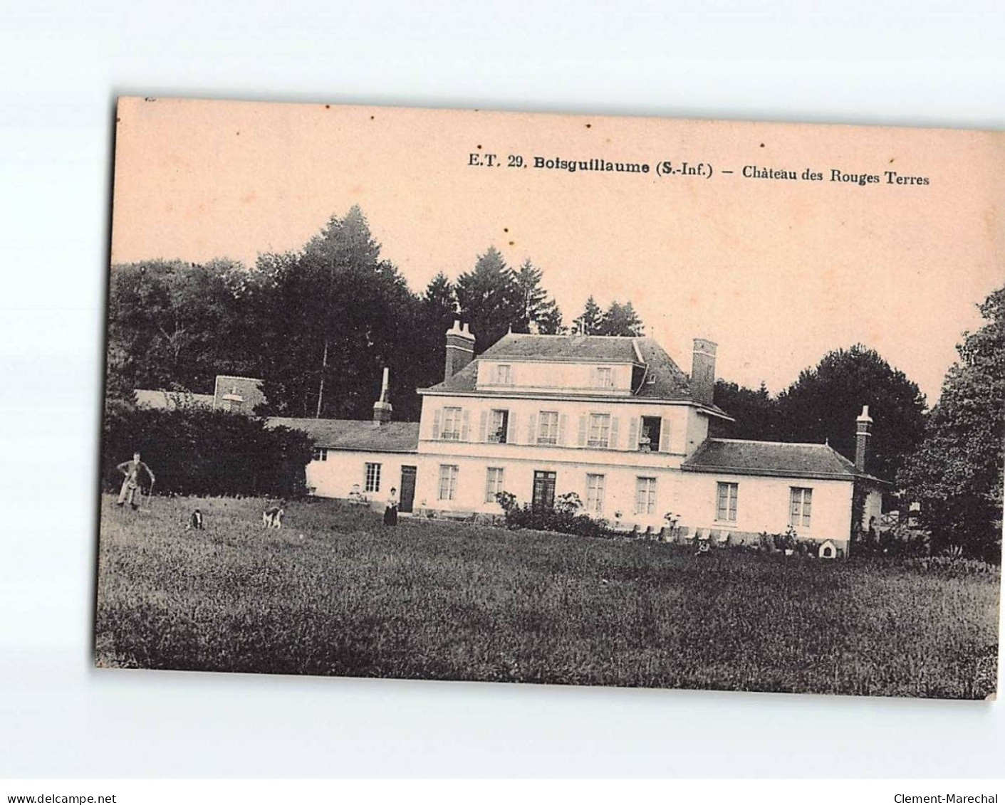 BOISGUILLAUME : Le Château Des Rouges Terres - Très Bon état - Sonstige & Ohne Zuordnung