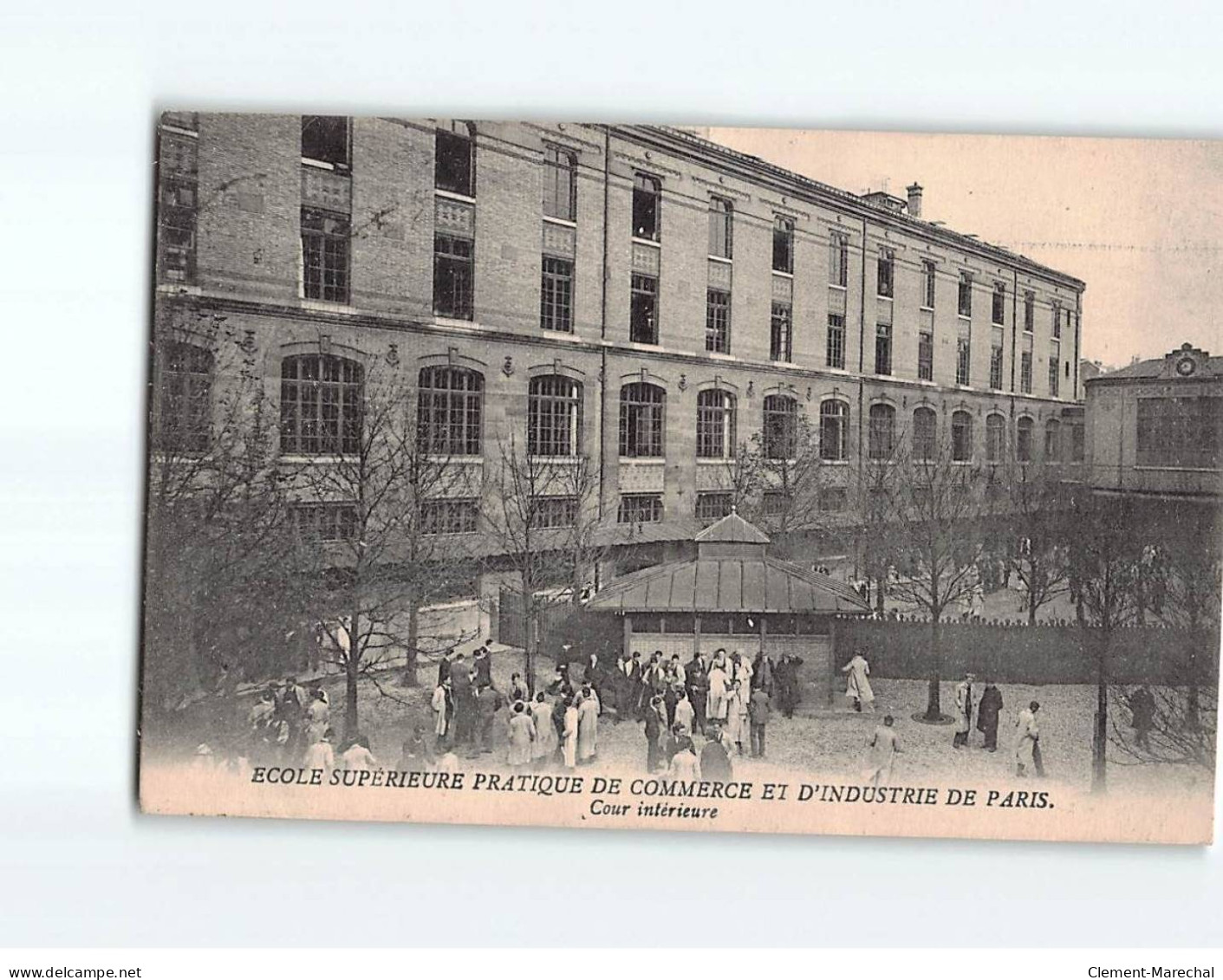 PARIS : Ecole Supérieure Pratique De Commerce Et D'industrie, Cour Intérieure - état - Enseignement, Ecoles Et Universités