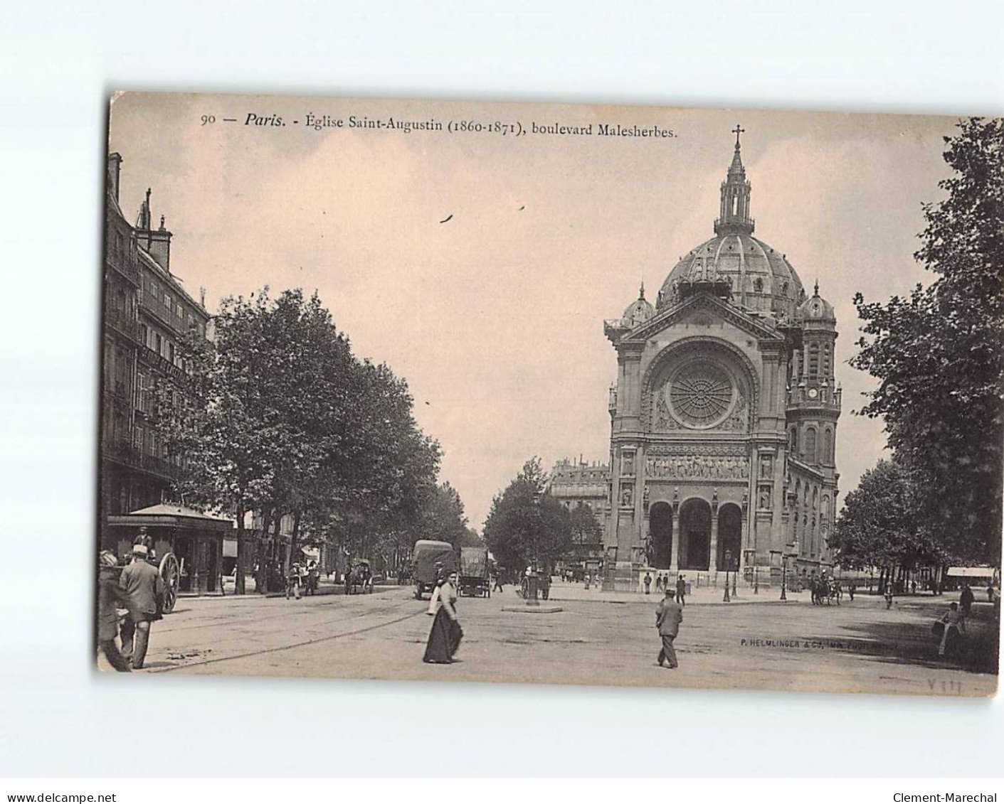 PARIS : Eglise Saint-Augustin, Boulevard Malesherbes - Très Bon état - Kerken