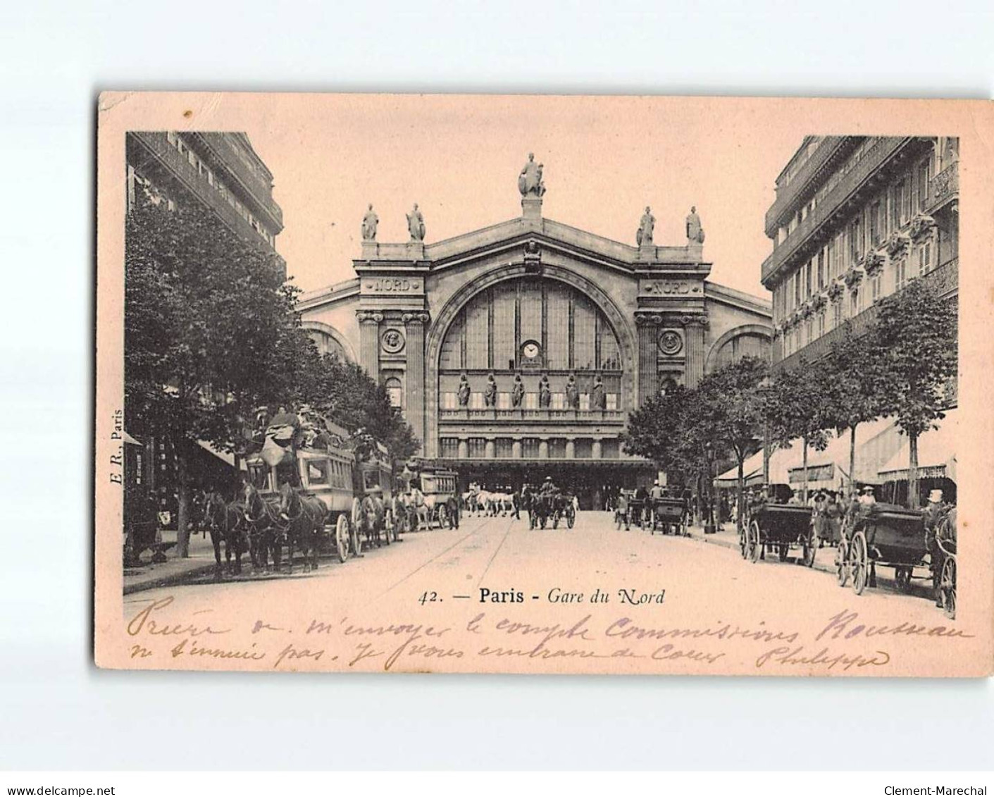 PARIS : La Gare Du Nord - état - Nahverkehr, Oberirdisch