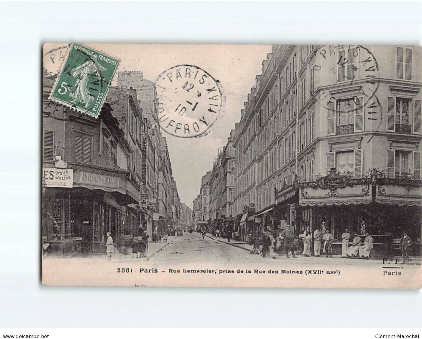 PARIS : Rue Lemercier, Prise De La Rue Des Moines - état - District 17