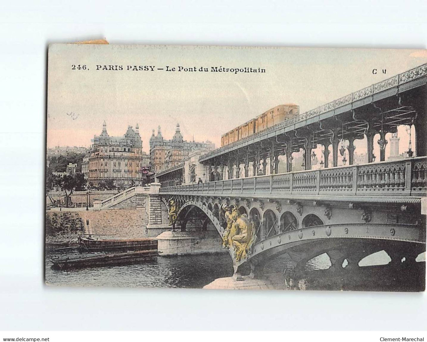 PARIS : Le Pont Du Métropolitain - Très Bon état - Bruggen