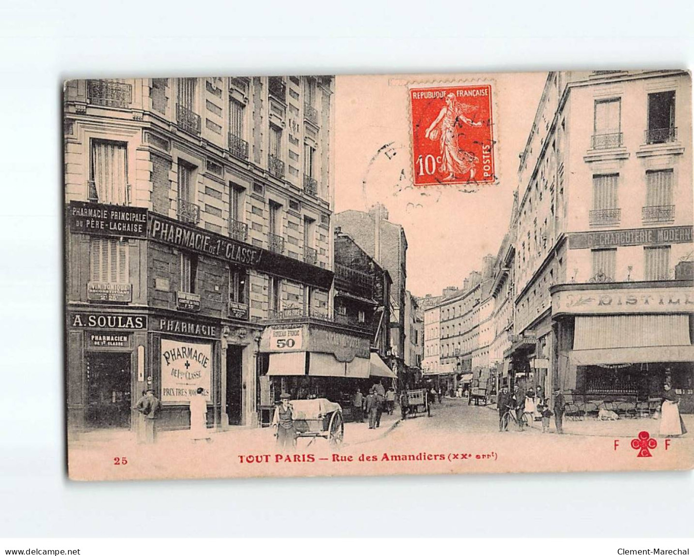 PARIS : Rue Des Amandiers - Très Bon état - District 20