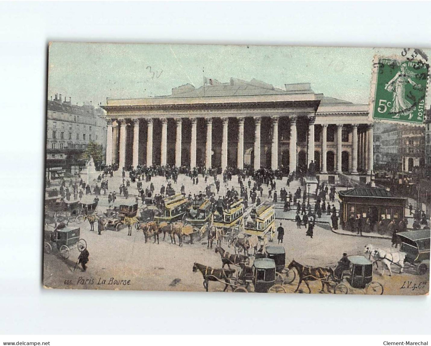 PARIS : La Bourse - Très Bon état - Andere Monumenten, Gebouwen