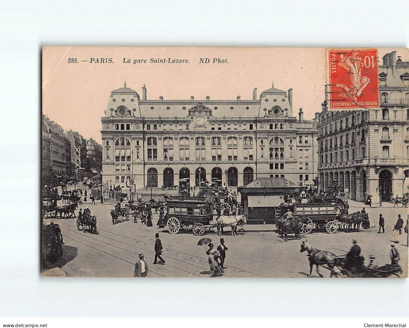 PARIS : La Gare Saint-Lazare - état - Métro Parisien, Gares