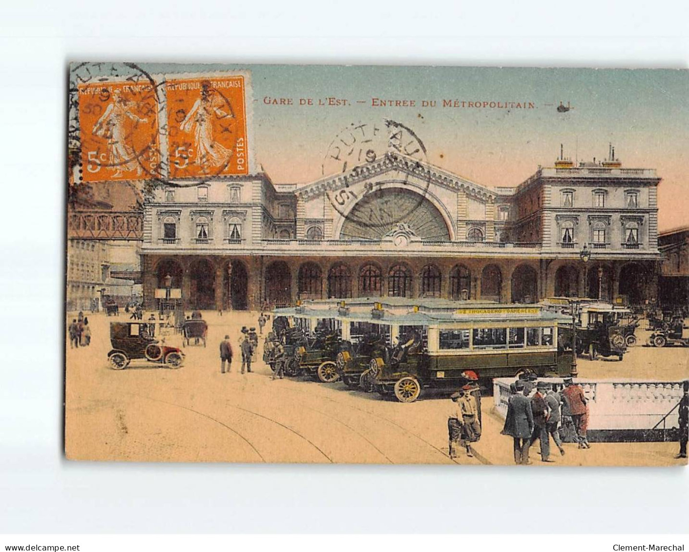 PARIS : Gare De L'Est, Entrée Du Métropolitain - état - Metropolitana, Stazioni