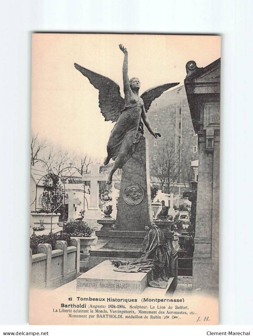 PARIS : Tombeaux Historiques, Auguste Bartholdi - Très Bon état - Autres & Non Classés
