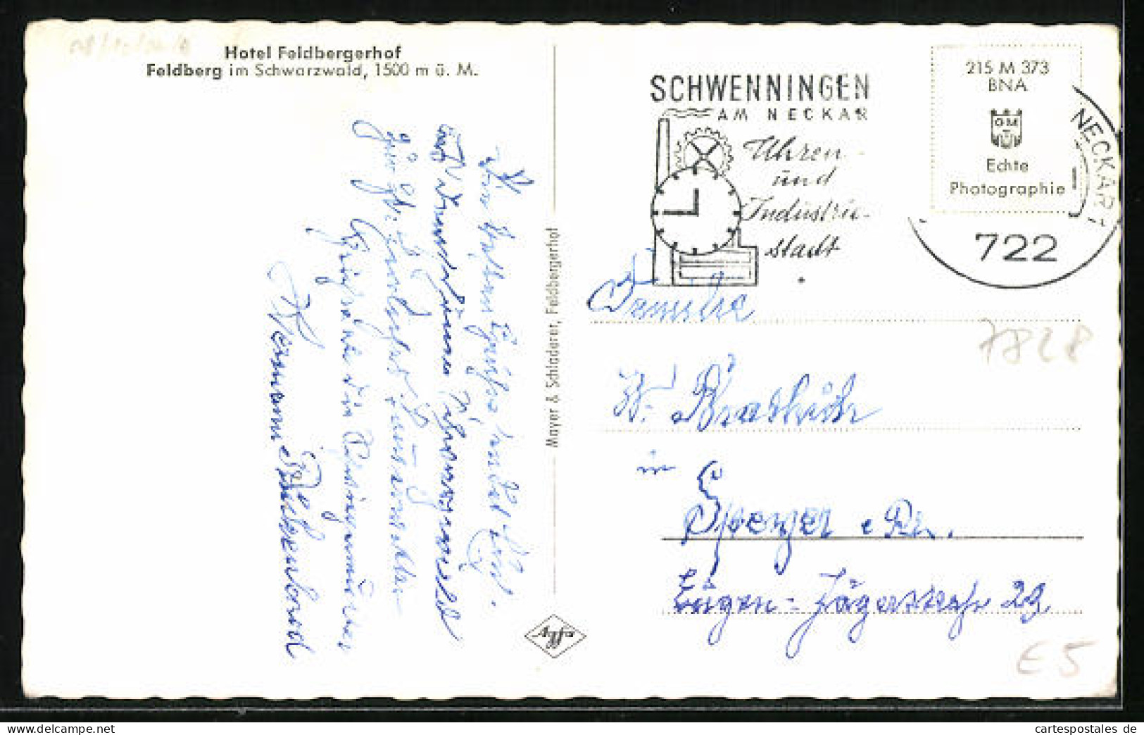 AK Feldberg /Schwarzwald, Hotel Feldbergerhof  - Feldberg