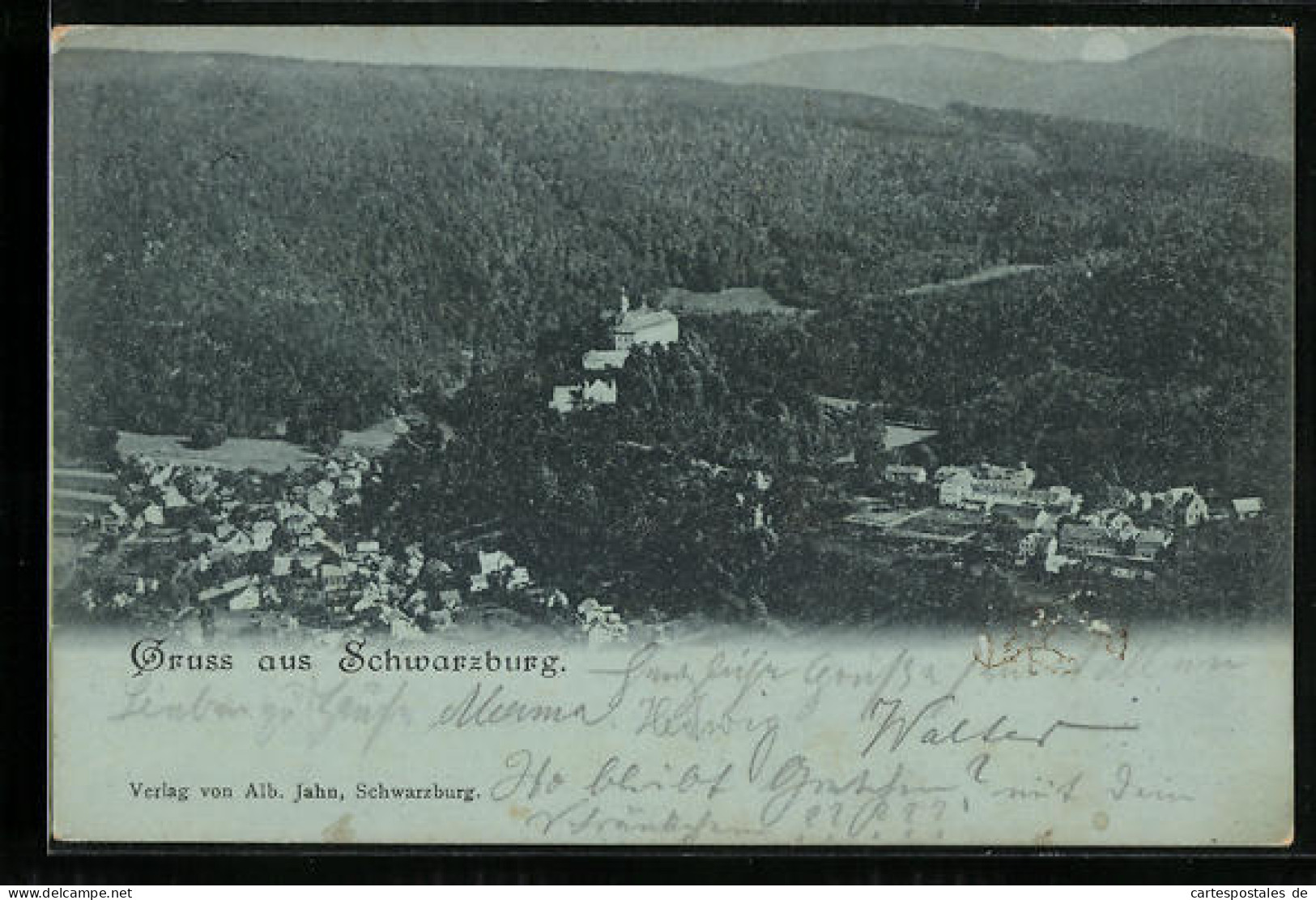 AK Schwarzburg, Totalansicht Mit Schloss  - Other & Unclassified