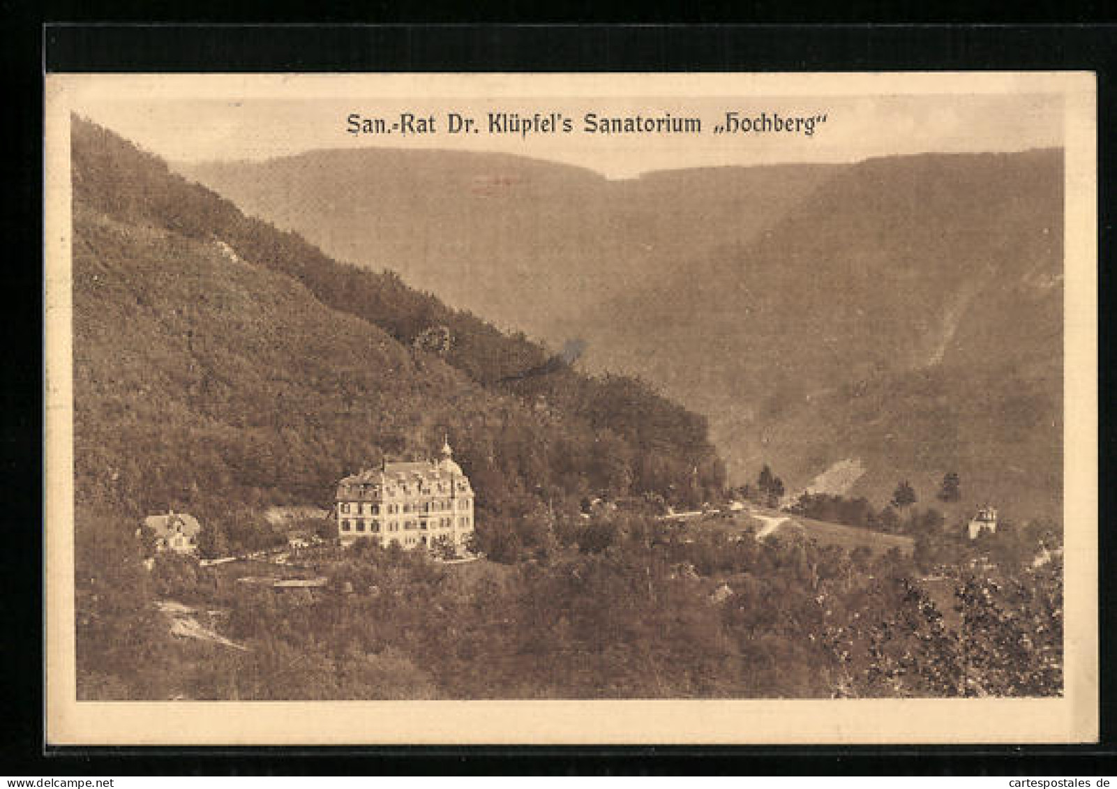 AK Urach, San.-Rat Dr. Klüpfel`s Sanatorium Hochberg  - Bad Urach