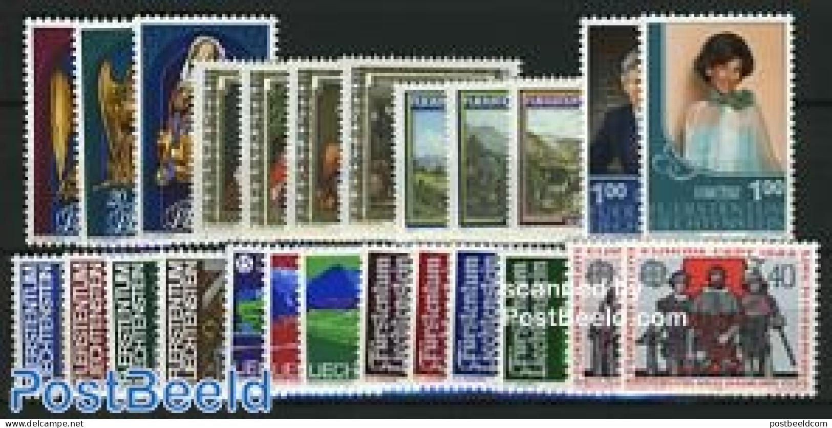 Liechtenstein 1982 Yearset 1982 (25v), Mint NH, Various - Yearsets (by Country) - Nuovi