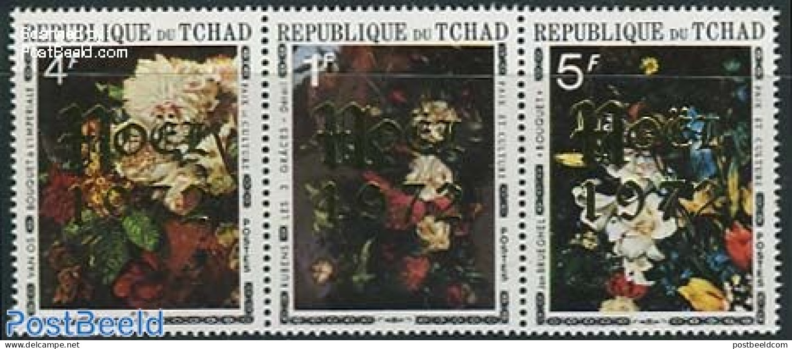 Chad 1972 Christmas 3v, Mint NH, Religion - Christmas - Autres & Non Classés