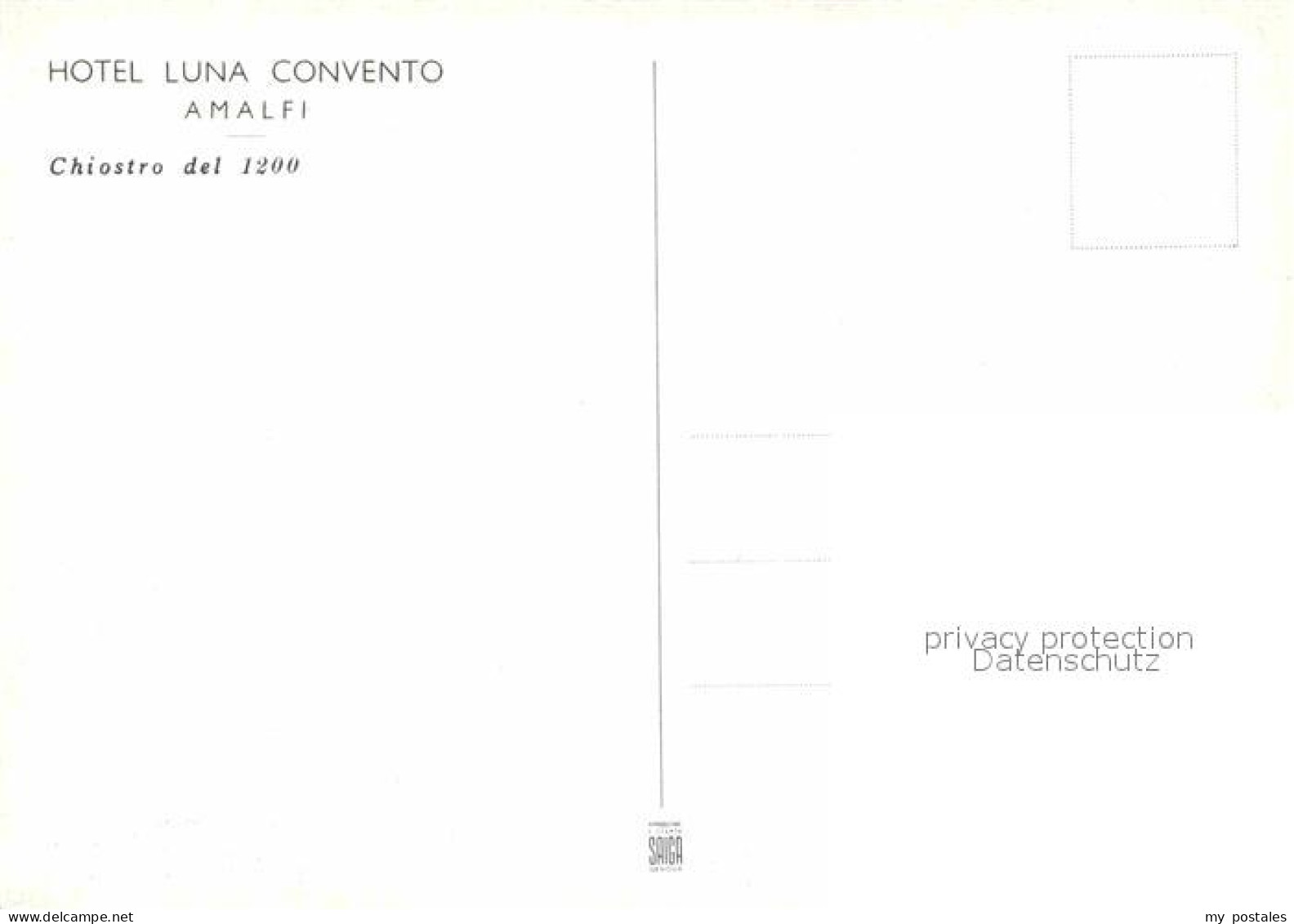 72734939 Amalfi Hotel Luna Convento Amalfikueste Amalfi - Autres & Non Classés
