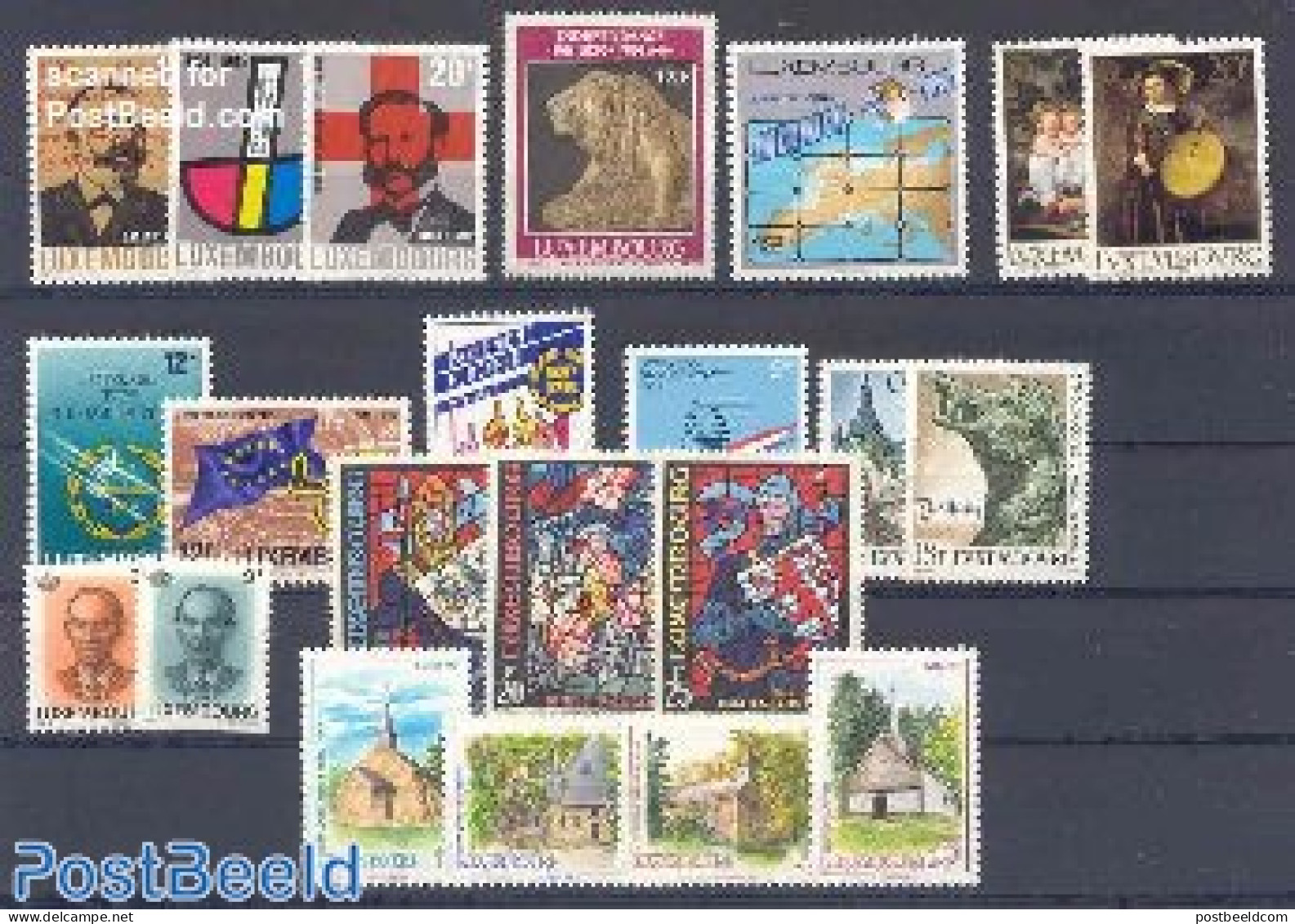 Luxemburg 1989 Yearset 1989, Complete, 22v, Mint NH, Various - Yearsets (by Country) - Nuovi