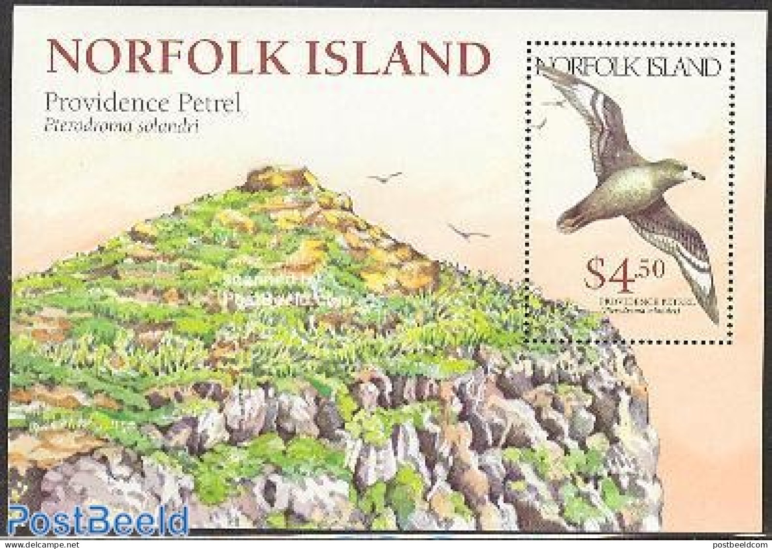 Norfolk Island 1999 Birds S/s, Mint NH, Nature - Birds - Sonstige & Ohne Zuordnung