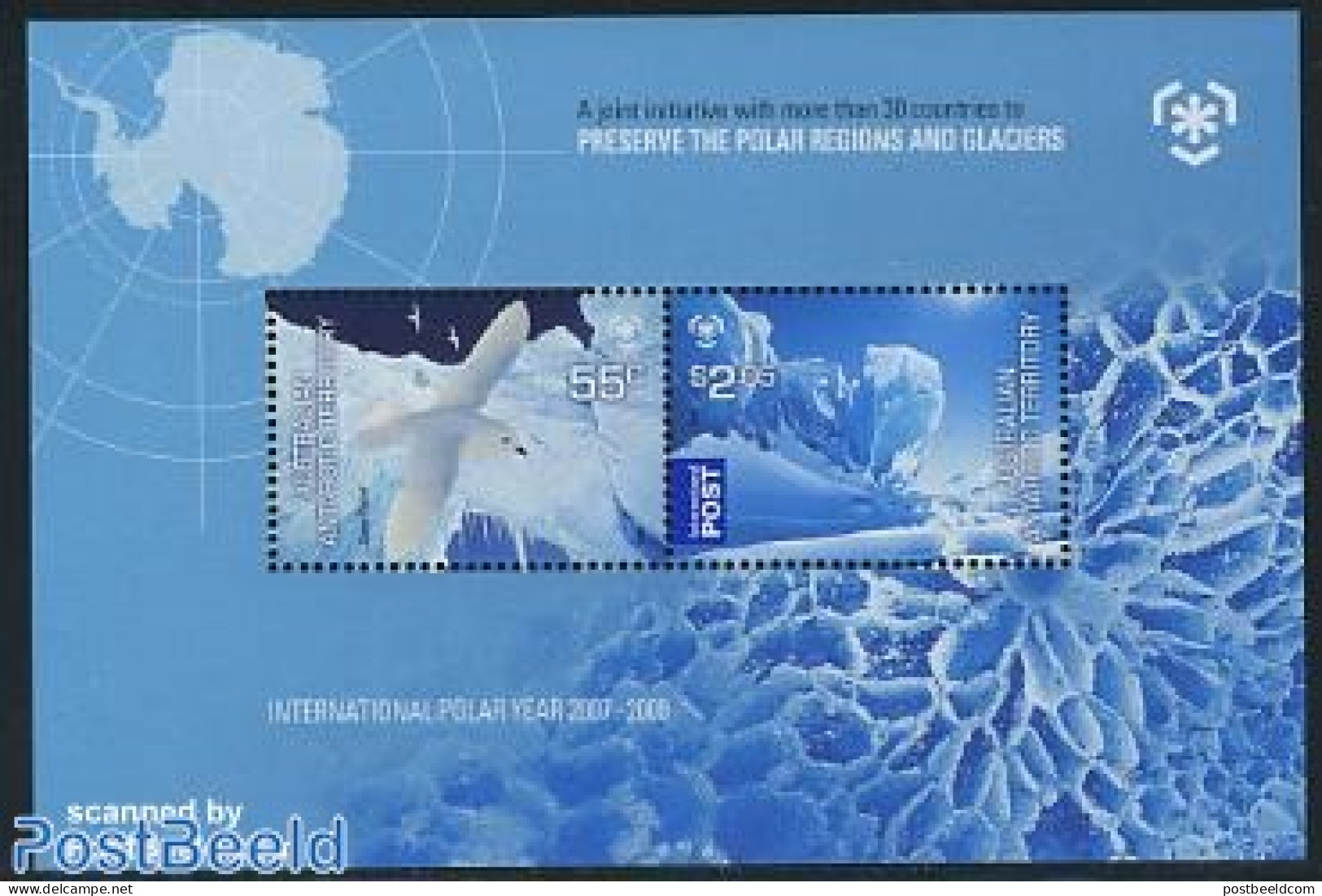 Australian Antarctic Territory 2009 Preserve Polar Regions S/s, Mint NH, Nature - Science - Birds - The Arctic & Antar.. - Autres & Non Classés