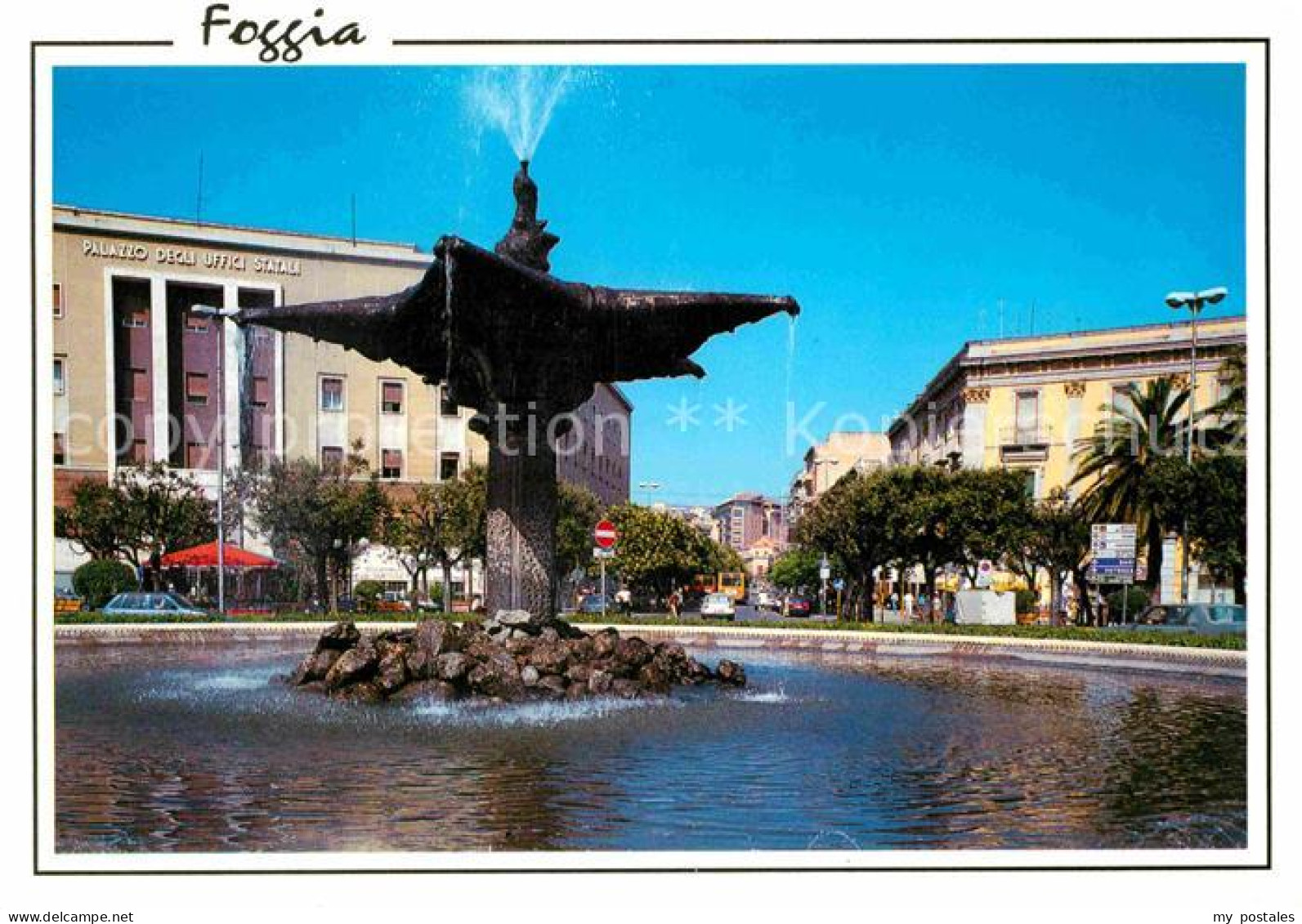 72734081 Foggia Piazza Cavour Fontana Platz Brunnen Foggia - Autres & Non Classés