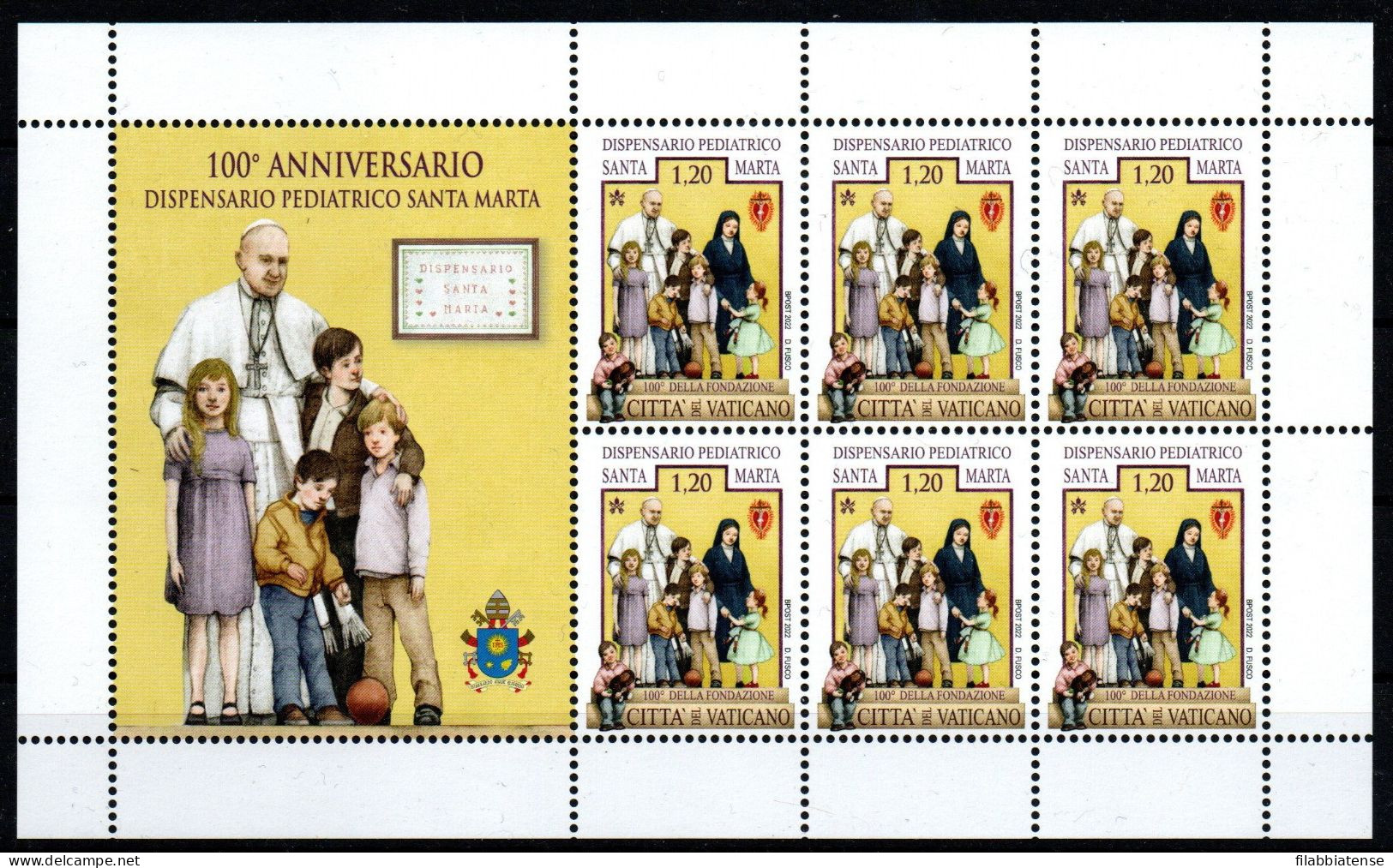 2022 - Vaticano 1925 Dispensario Pediatrico S. Marta - Minifoglio   +++++++++ - Unused Stamps